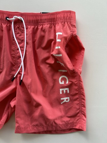 Tommy Hilfiger Men's Swim Trunks Shorts Maillot 7" Inseam Pink Size Large NEW - Picture 10 of 17