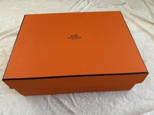 HERMES Empty Box With Tissue Paper 12  x7.25  x4  