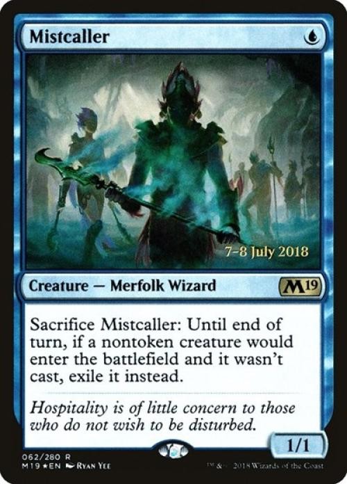 Mistcaller -Foil Medium Play MTG Promos: Prerelease Cards