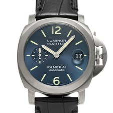 PANERAI Luminor Marina PAM00282 Blue Men's Used Watch #10206