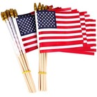 New Listing50 Pack Small American Flags on Stick 5x8 Inch/Mini American Us Flags/America.