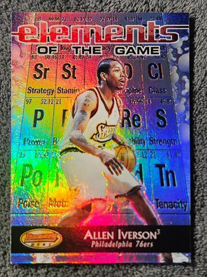 2000 Bowman's Best Elements of the Game #EG2 Allen Iverson