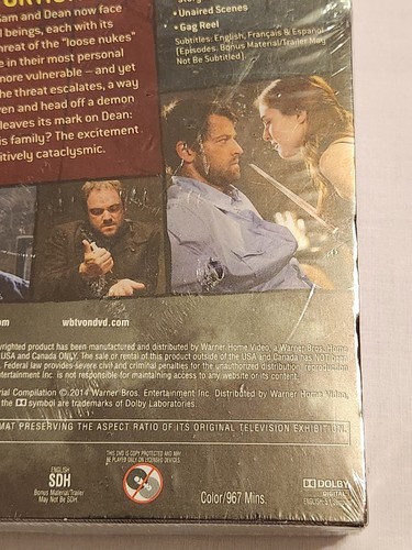 Supernatural: The Complete Ninth Season DVD 2014 Warner Bros (3000059727) Sealed - Foto 20 di 20