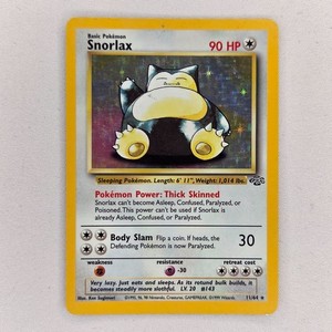 HOLO SNORLAX 11/64 JUNGLE UNLIMITED MP POKEMON