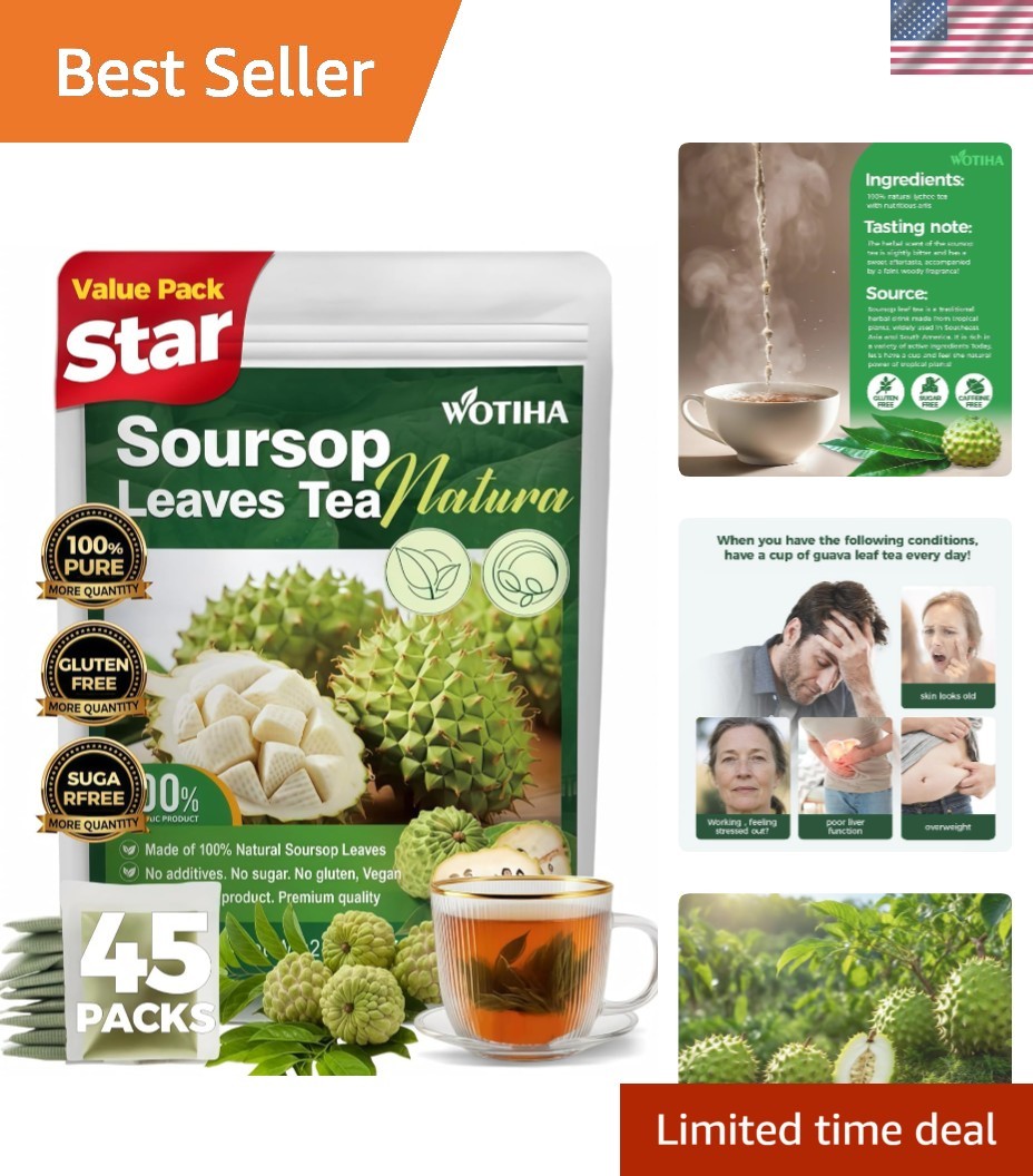 Bags - 100% Natural Soursop Leaves, Non-gmo, C...