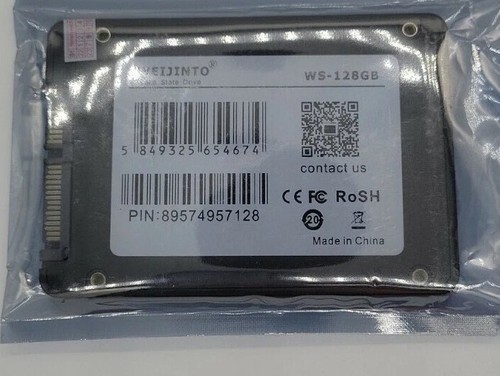 Internal Solid State Drive SSD Card 2.5'' 128GB SATAIII Wejinto Sealed - Picture 2 of 2