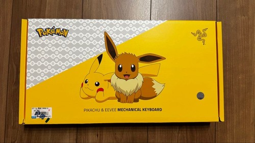 Razer Pokémon Eevee BlackWidow TKL Mechanical Keyboard Green Switch Wired NEW - Picture 1 of 3