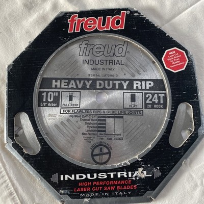 Freud LM72M010 Heavy Duty Flat Rip Blade, 10'' x 24T x 5/8''