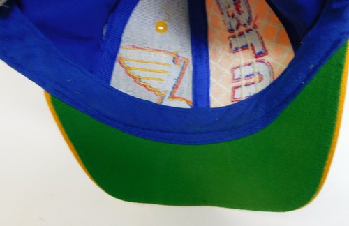 VTG 90's St. Louis Blues NHL Hockey Slapshot Net SnapBack Hat Cap VG Cond - 第 6/7 張圖片