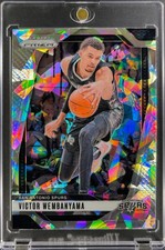 VICTOR WEMBANYAMA 2024-25 Panini Prizm #172 Silver Ice Prizm