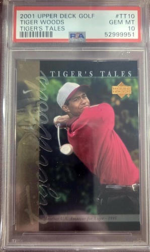 2001 Upper Deck - Tiger\'s Tales Tiger Woods #TT10 (RC)