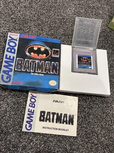 Batman: The Video Game (Nintendo Game Boy, 1990) CIB - Authentic