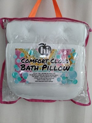 Bath Pillow ''NEW'' Comfort Cloud White - Soft, Supportive Spa Cushion