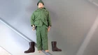 Vtg 1964 GI Joe Hasbro 12" GREEN BERET w/ Outfit & Some Gear * Good Used