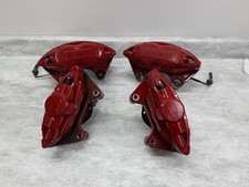 14-22 Infiniti Q50 Q60 Brake Caliper Set Akebono Red OEM