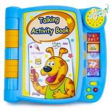 Talking Activity Book for 2 Years Old  Up - Sound Book with 5 Learning Activ...