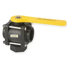 Banjo V200bl 2" Fnpt Polypropylene Ball Valve 3-Way