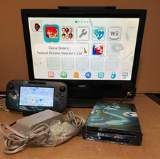 Nintendo Wii U Console, Gamepad, Stylus, Power Cords, Mario Kart 8 Pre-installed