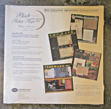 Creative Memories Original 12x12 Pocket Pages 5 Scrapbook BLACK RCM-12BP NEW