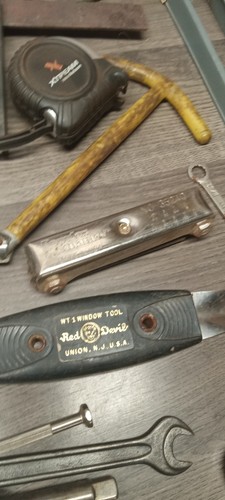 Vintage Junk Drawer Tool Box Clean Out Box Of Mixed Tools - Picture 10 of 13