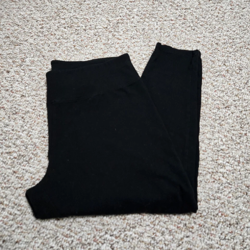 DG2 Diane Gilman Black Comfort Waist Jersey Knit Legging 1X - Image 3 of 4