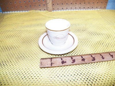 Vintage Union Pacific Railroad Winged Streamliner Speisewagen Tasse & Untertasse