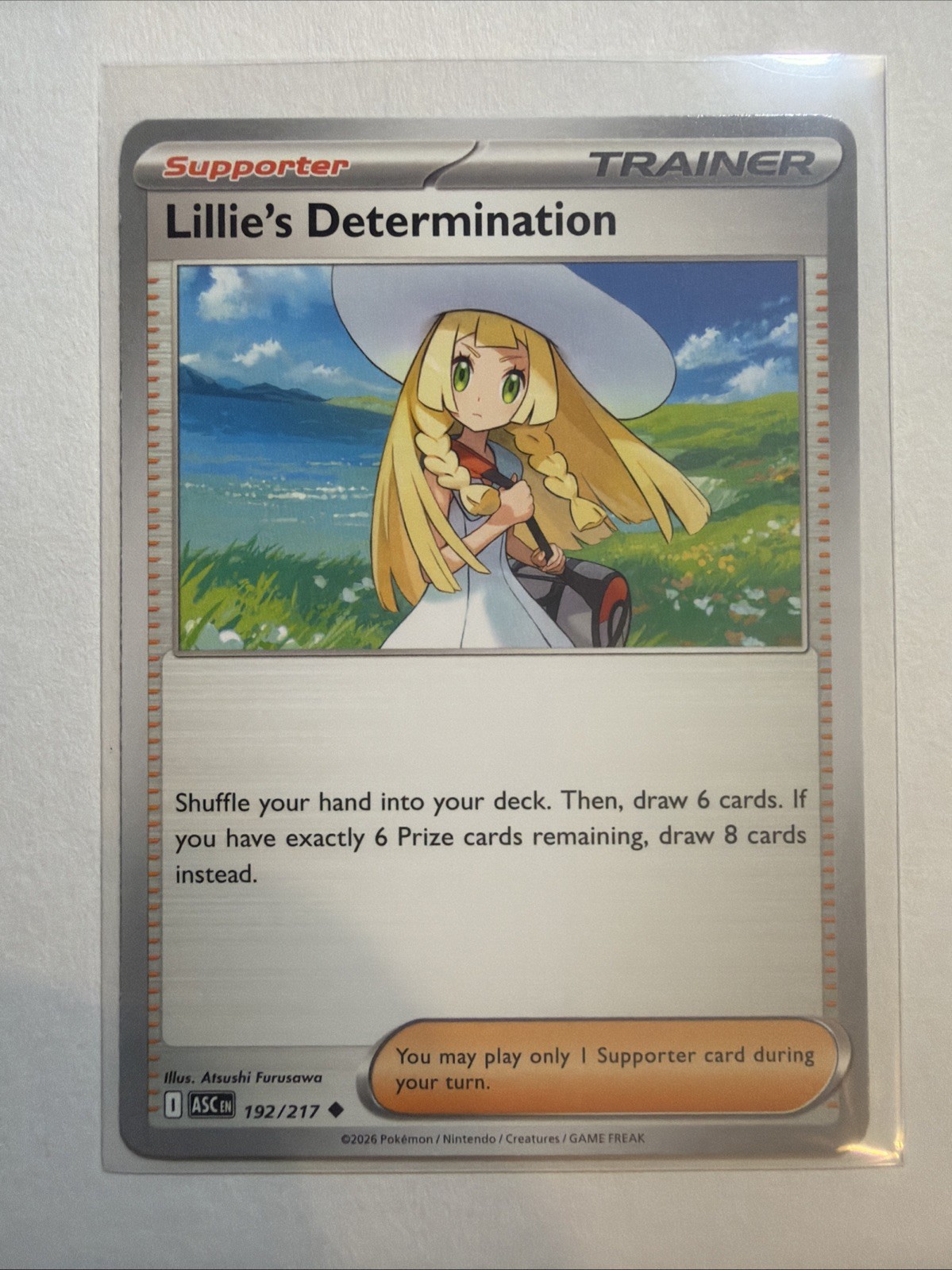 Lillie's Determination 192/217 Me: Ascended Heroes Regular