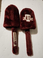 Texas A M Golf Club Head Cover  1 3 Plush Maroon Aggies