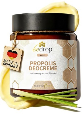 Bedrop Propolis Deo Creme Lemongrass Ohne Aluminium Sheabutter 30ml Imkerqualita