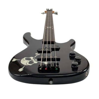 Squier by Fender MB-4 Skull & Crossbones 4-String RH Electric Bass