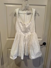 Bhldn Jemma Scoop Neck Fit And Flare Mini Dress Size M