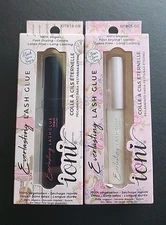 Ioni Everlasting Eyelash Glue, Black/Clear, Set Of 2