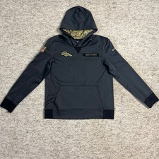 Nike Youth Salute to Service Denver Bronco Therma Sweatshirt Large 14/16