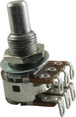 Bourns Mini Blend-Balance Guitar Potentiometer, 500K Dual MN Taper/Center Det...