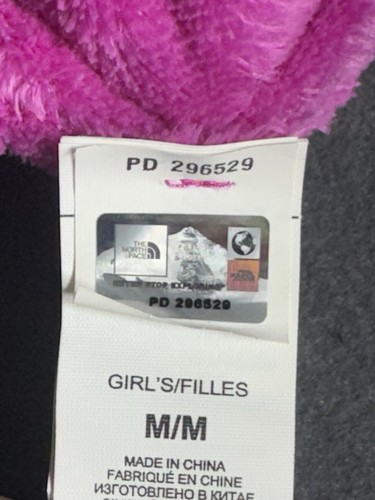 The North Face Pink Fuzzy Earflap Winter Beanie Cable Knit - Picture 5 of 5