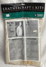 Tandy Leather Factory Native Heritage Adult Suede Vest Kit Size XL New