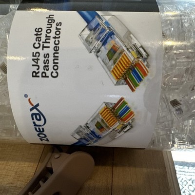 NIB RJ45 CAT6 Connectors - #100