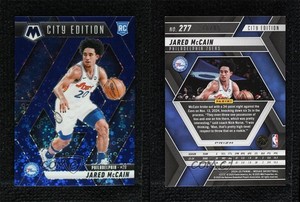 2024 Panini Mosaic City Edition Fast Break Blue Prizm /85 Jared McCain Rookie RC