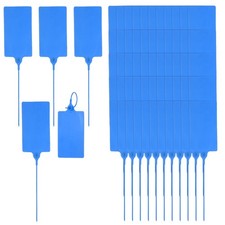 100 Pcs Hanging Tags 105x65mm Plastic Hanging Labels Tags Blue