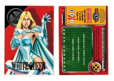 Marvel Vision White Queen Card Base No. 49 Fleer 1996