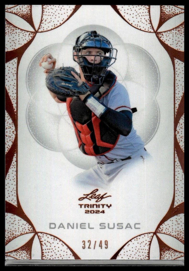 2024 Leaf Trinity #69 Daniel Susac #/49 SN