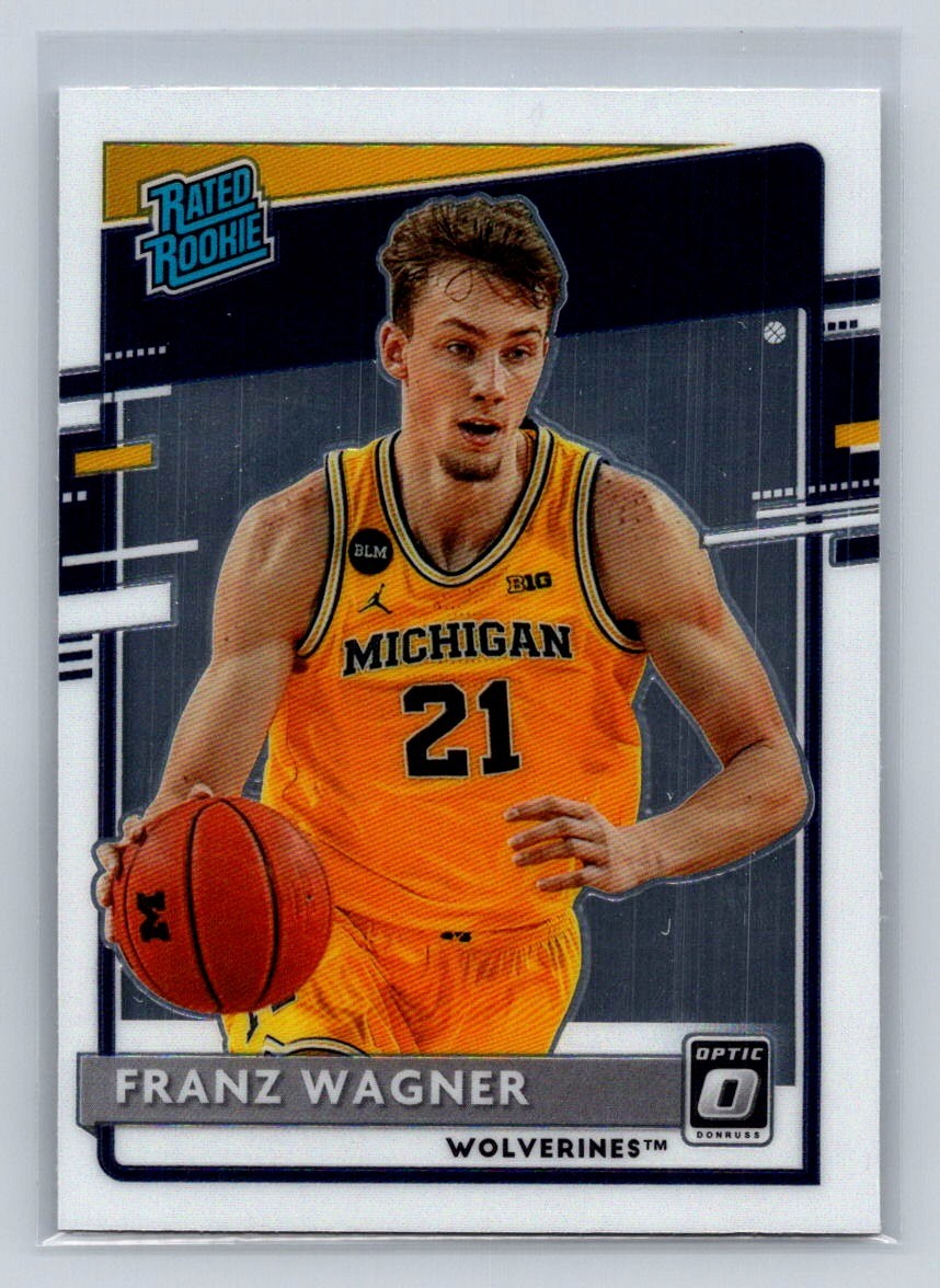 2021  Panini Chronicles Draft Picks  #209 Franz Wagner Optic Rated Rookie Rc B46