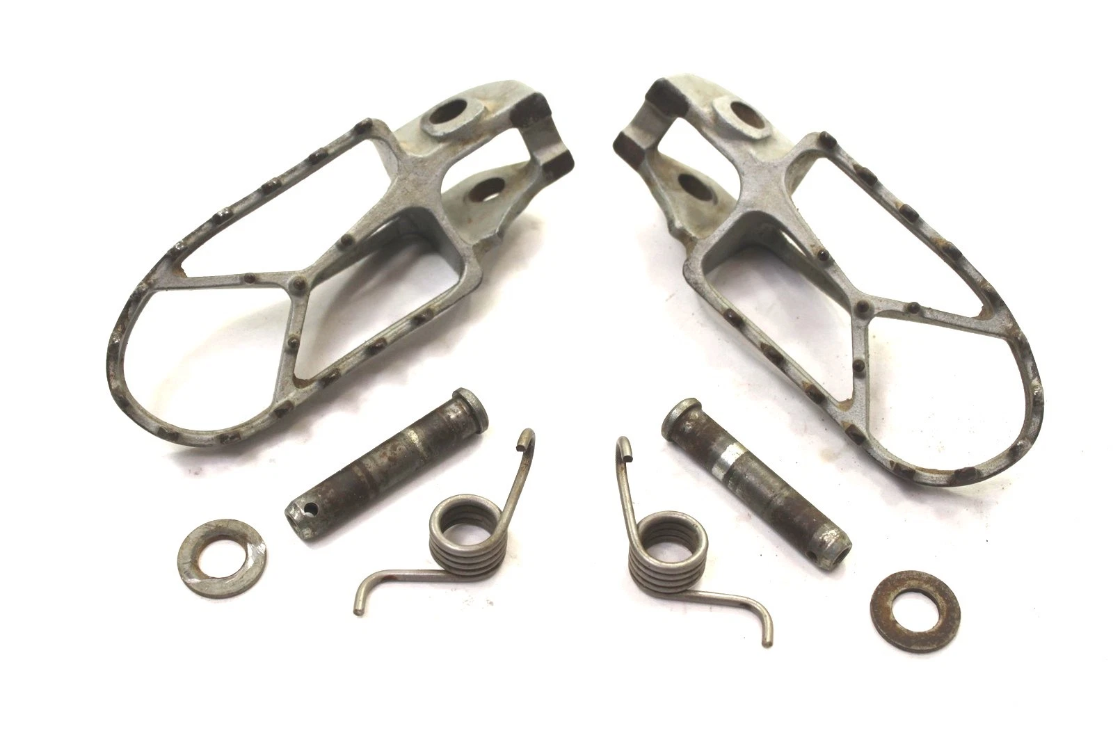 2019 KTM 250 SXF OEM Foot Pegs w Bolts Springs