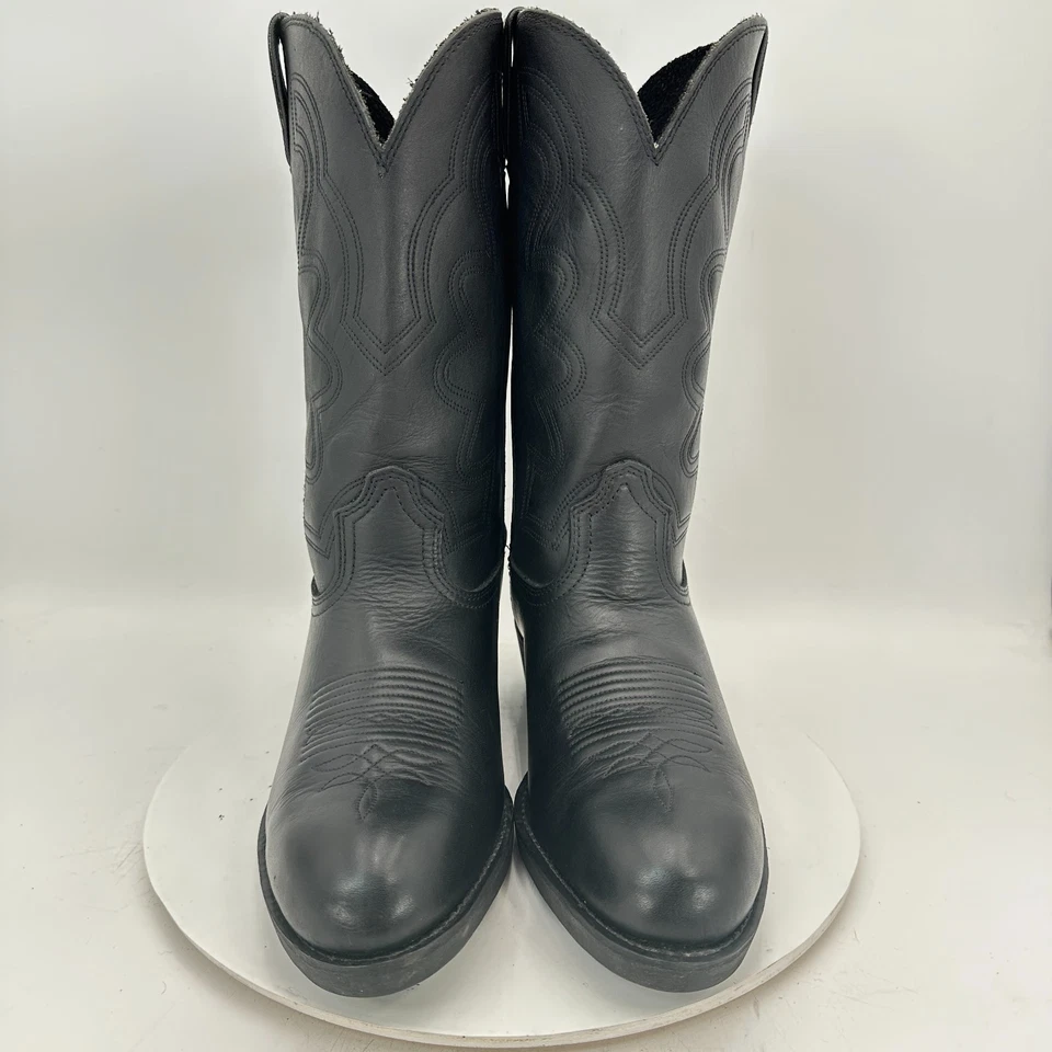 Bota vaquera de cuero negra Durango para hombre talla UK 9 US 10 Foto 2 de 4
