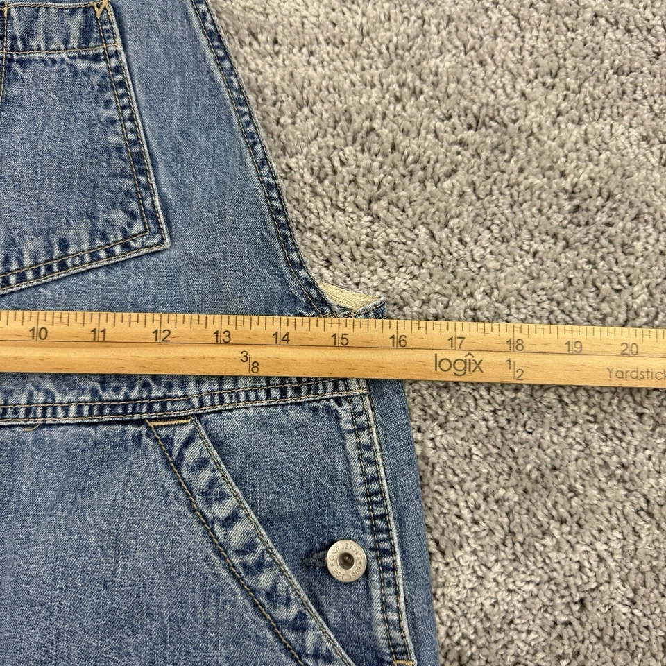 Pantalones Cortos De Colección Y2K Gap Denim Para Mujer XS Industrial Babero Country Mono Foto 3 de 4