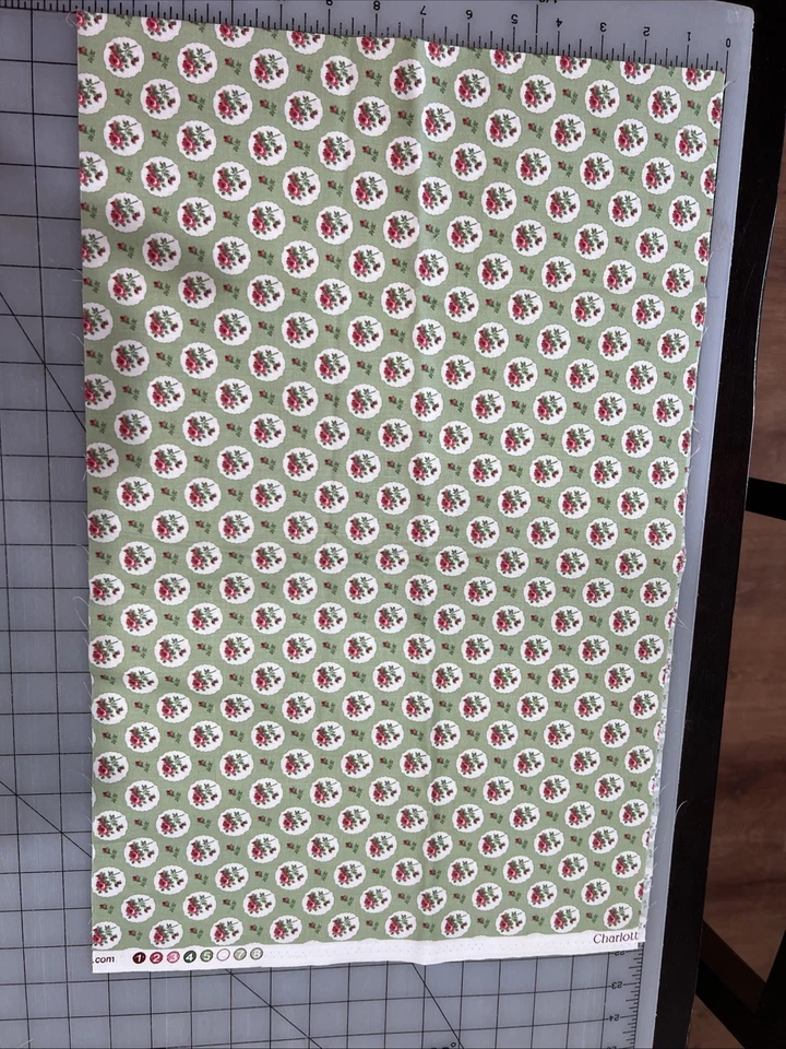 Lot Of 3 Northcott Fabric By Deborah Edward’s,  Charlotte Floral 100% Cotton - Image 3 of 4