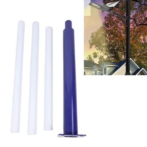 Split Street Light Post Solar Lamp Lighting Fixture Mount Post For Court. - Photo 12/12