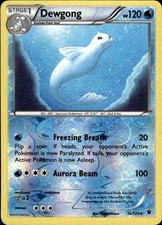 Pokemon Reverse Holo Dewgong XY - Fates Collide 16/124 LP