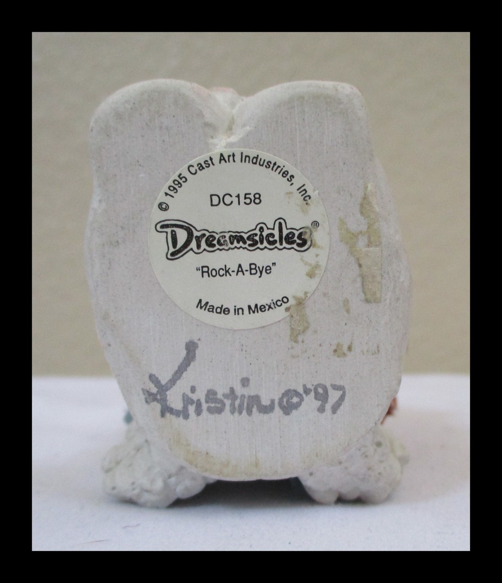 Dreamsicles Cast Art 1998 Rock-A-Bye DC158 Angel Figurine for sale