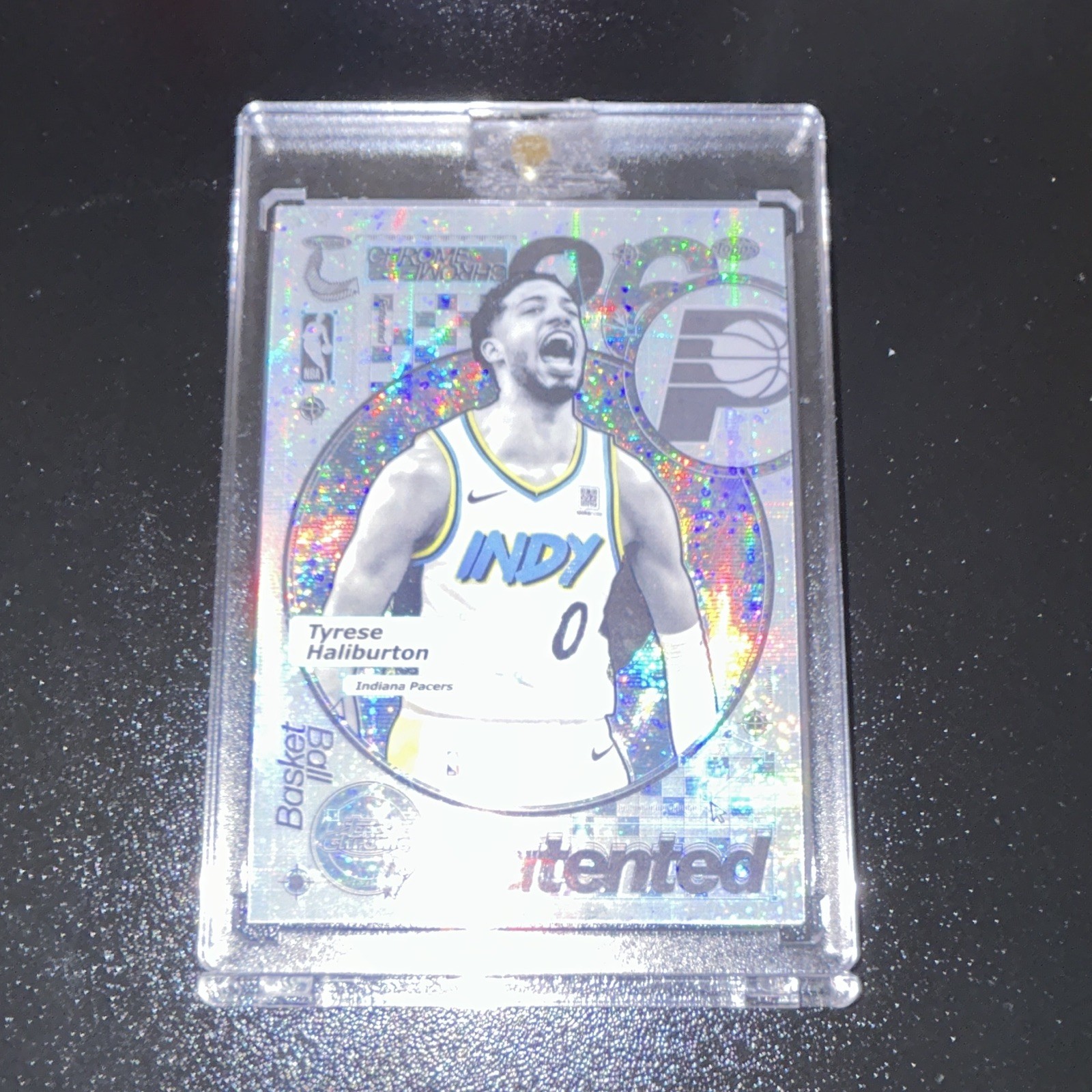Tyrese Haliburton #PD-1 (Basketball Cards 2025 Topps Chrome Patented) — is it worth grading?